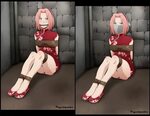 Commission - Sakura bondage by psyclopathe on DeviantArt